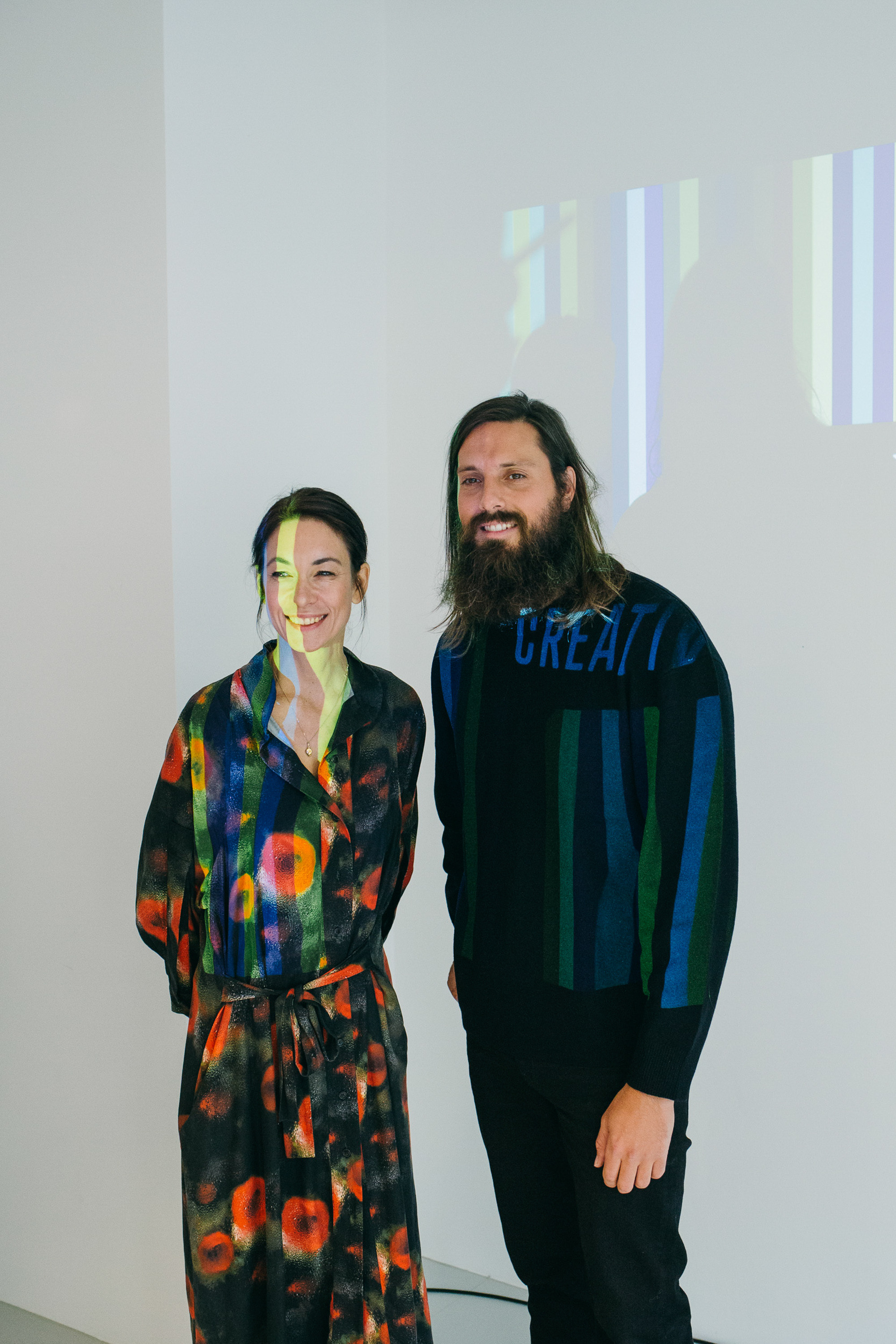 Portrait von Host Lisa Kunst und Sprecher Matthias G&ouml;tz, Creative Mornings bei BECYCLE, D&uuml;sseldorf