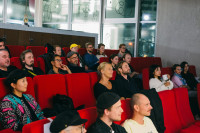 Talk von Frédéric Schuld beim Trickfilmfestival in den Räumen von Wacom in Düsseldorf