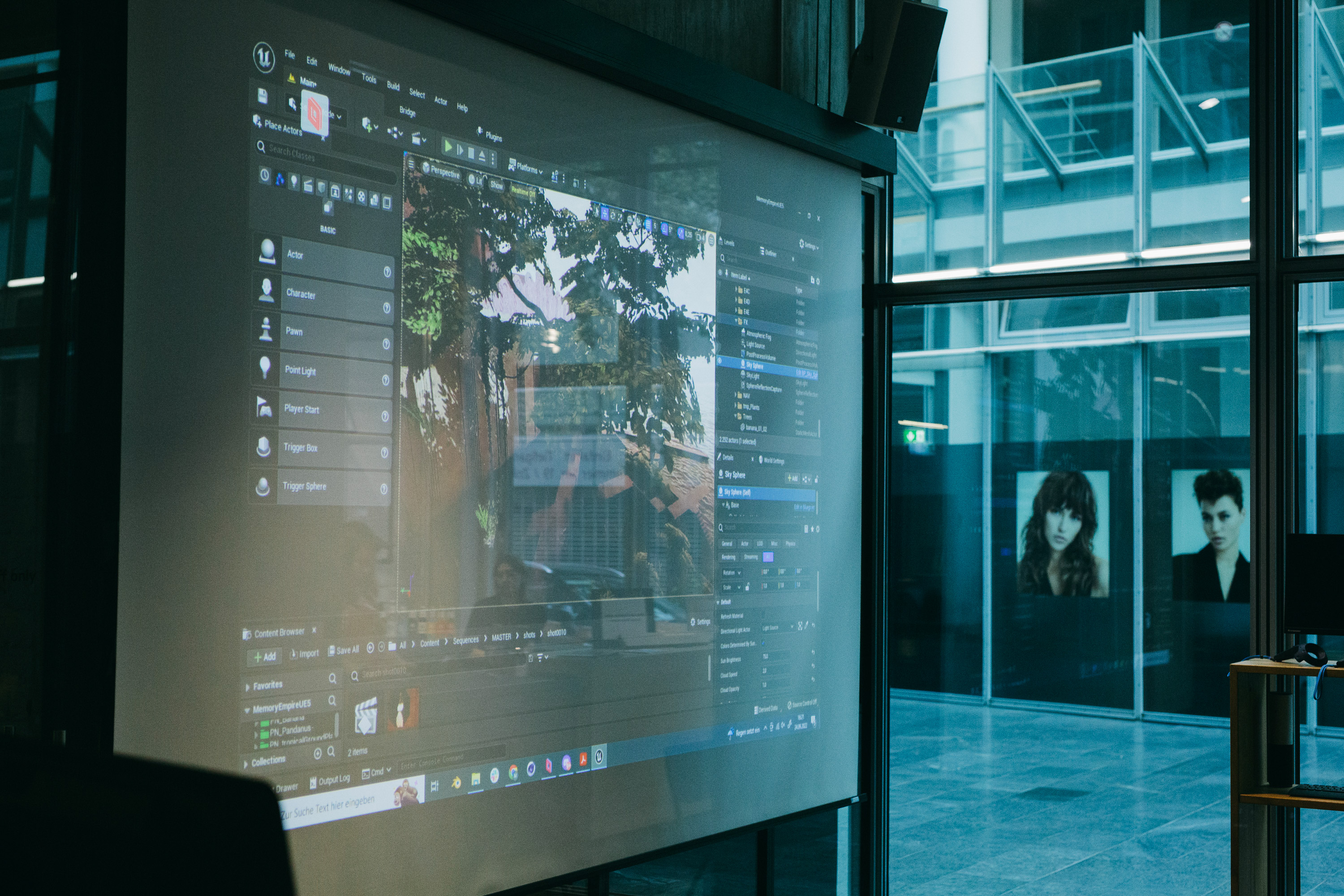 Workshop mit exc beim Trickfilmfestival in den Räumen von Wacom in Düsseldorf