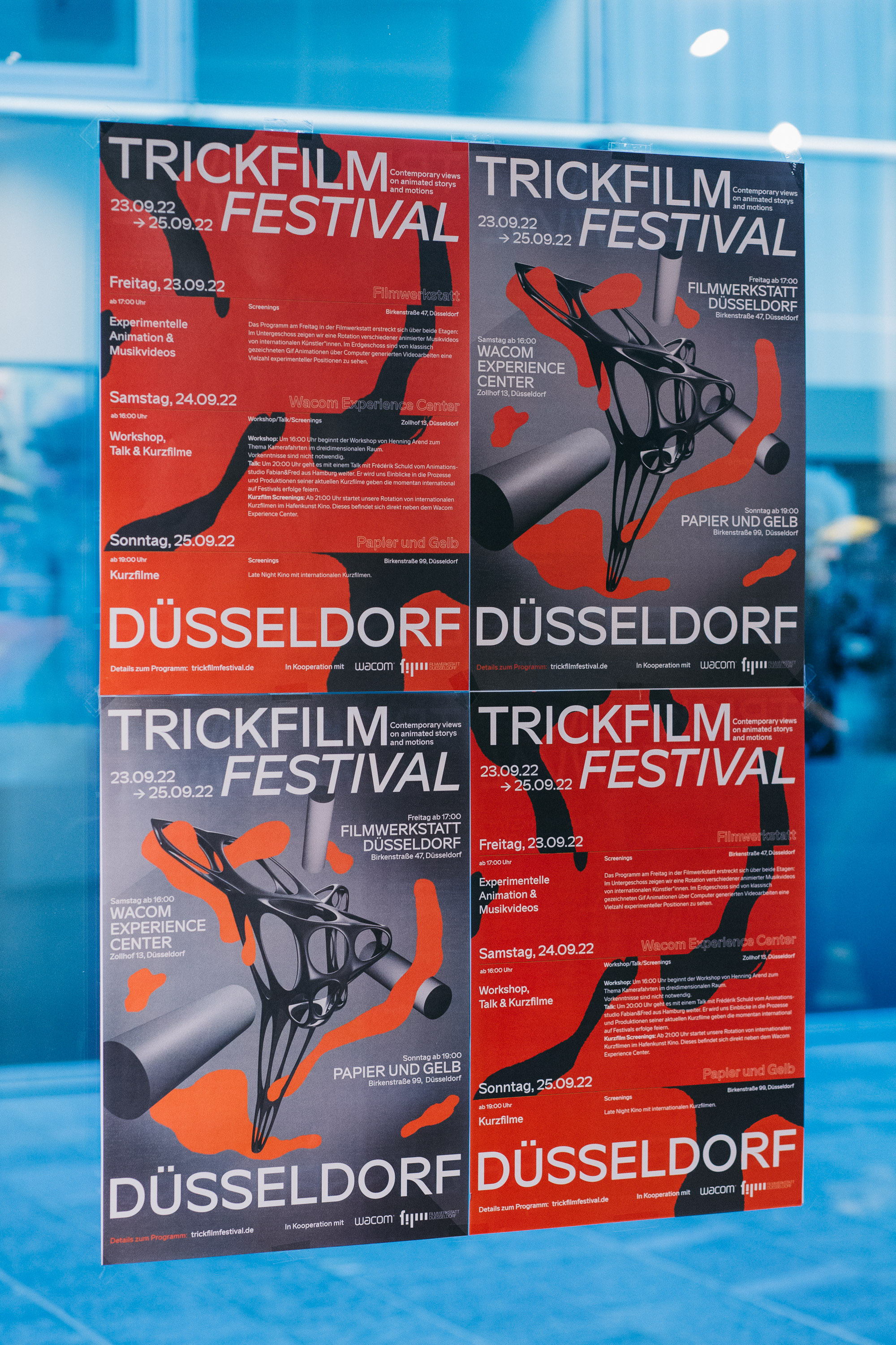 Trickfilmfestival in den R&auml;umen von Wacom im Medienhafen D&uuml;sseldorf