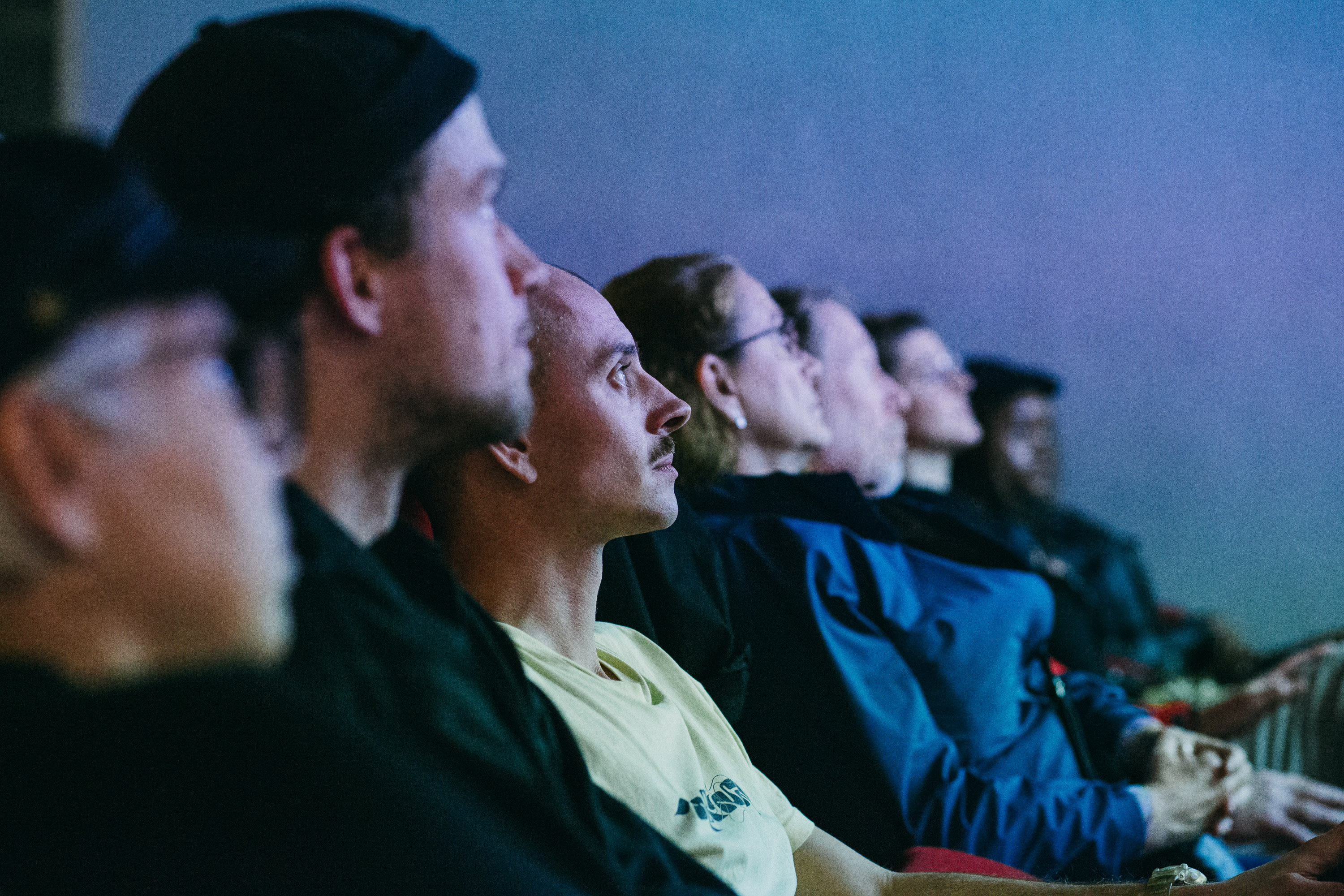 Talk von Fr&eacute;d&eacute;ric Schuld beim Trickfilmfestival in den R&auml;umen von Wacom in D&uuml;sseldorf