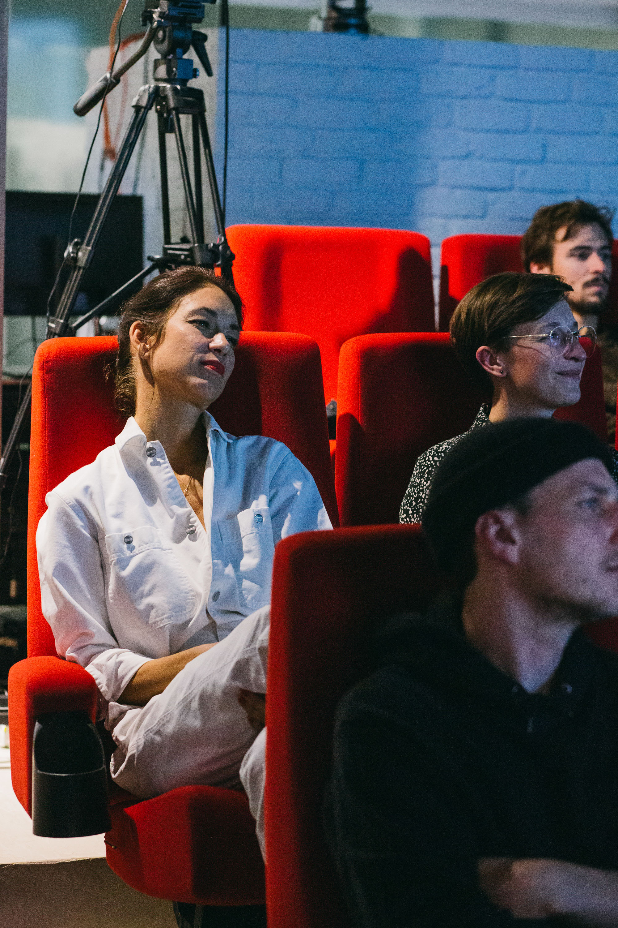 Talk von Fr&eacute;d&eacute;ric Schuld beim Trickfilmfestival in den R&auml;umen von Wacom in D&uuml;sseldorf