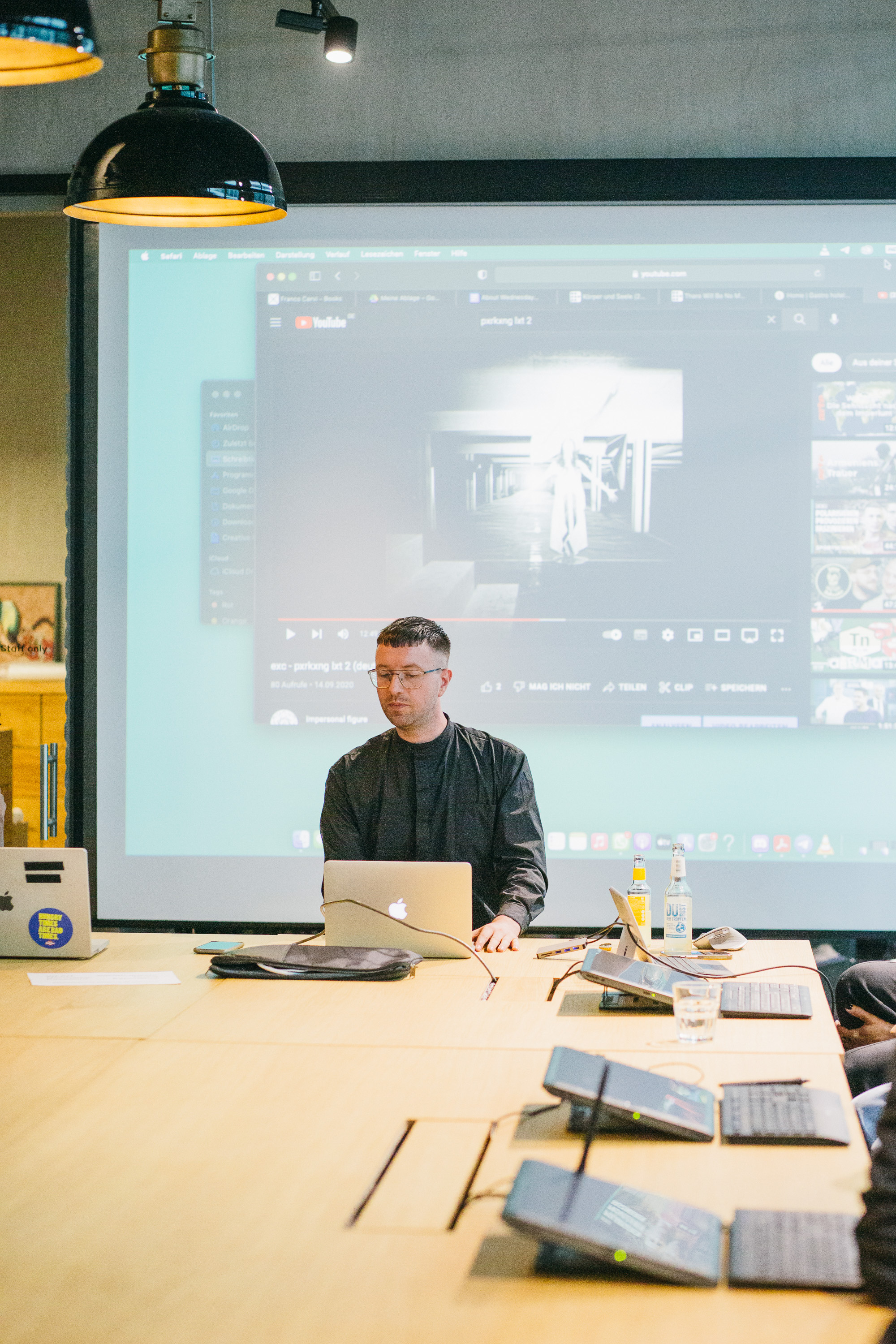 Workshop mit exc beim Trickfilmfestival in den Räumen von Wacom in Düsseldorf